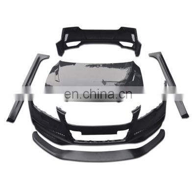 car tuning parts bumper for Audi A7 2011 2016 front and rear bumper side skirt