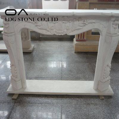 Factory Wholesale White Marble Fireplace photo-4