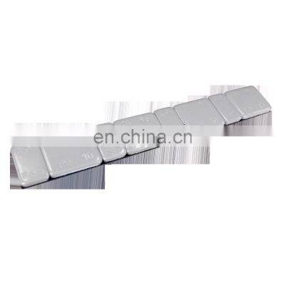 Grey Coated Stick on Adhesive Wheel Weights Fe Lead zn Material With High Quality photo-2