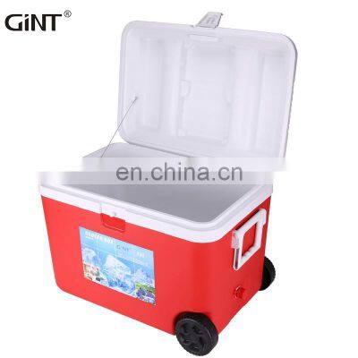 GiNT 50L Big Capacity Christmas Holiday Ice Cooler Box Portable Handled Hard Case Coolers