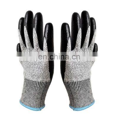 sunnyhope Good Selling Cut Resistant nitrile foam coated Safety Work Gloves