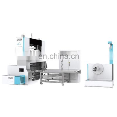 Factory direct sale cheap on-line automatic cutting stacking machine price