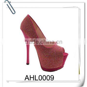 girl platform beaded party stiletto shoes