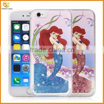 china supplier new fashion quicksand glitter cover case for iphone 6