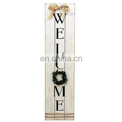 custom fir wooden welcome sign love sigh for front door