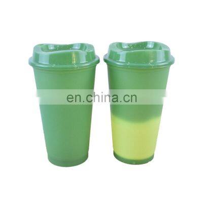 Hot Sale Top Quality Custom Reusable Magic Plastic Christmas Mugs Color Changing Tumbler Cups