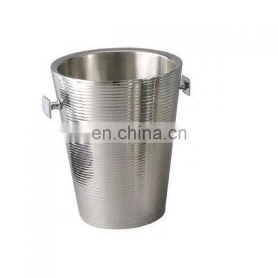 aluminum metal smatt finished hammerred wine buckets