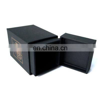 Luxury Scent Packaging Fancy Paper Flip Top Perfume Fragrance Box With Black