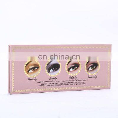 Custom Design Single Envelope Palette Paper Packaging Magnetic Empty Cardboard Cosmetic Packaging