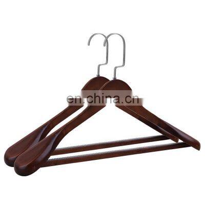 Custom Logo 360 Degree Rotating Hook Colored hotel hanger home Luxury clothing Wooden Hanger for coat