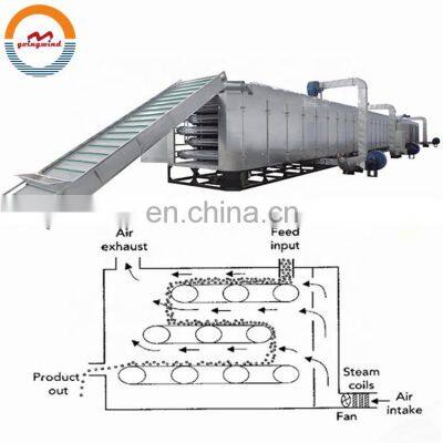 Automatic food dehydrator machine auto continous conveyor dryer oven cheap price for sale