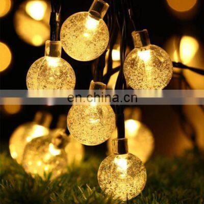 Christmas Waterproof Bubble Crystal Ball Light Decorative Globe string Lights for Wedding Party Home Bedroom