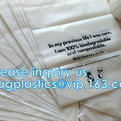 Biodegradable Corn Mailing Self Seal Shipping Envelope Bag,Custom Printed Compostable Biodegradable Eco Friendly photo-2
