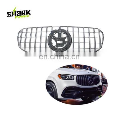 2020+ Auto Front Grille ABS chrome/gloss black For Mercedes-benz Gls Class X167 Gt Grille