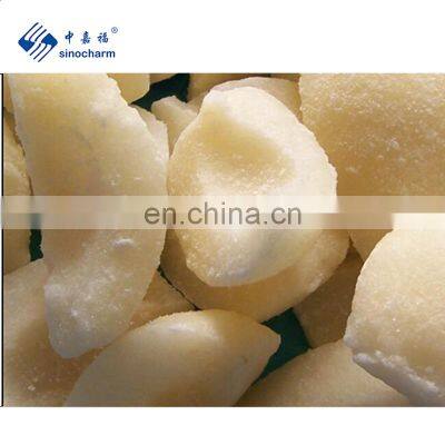 Sinocharm BRC-A Approved Sweet Juicy IQF Pear Strips Frozen Sliced Pear