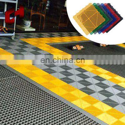 2Cm Thickness Friendly Flexible Honeycomb Drain Mechanics Shop Linear Air Grill Interlocking Pvc Garage Tile For Wall Floor