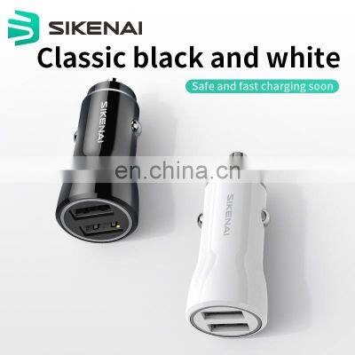Sikenai Charger Dual USB Output 2 Port LED Night Light Fast USB Car Charger Adapter photo-5