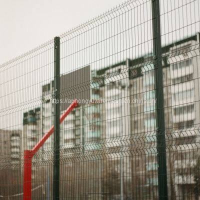 3D Fence Panel Rejas Cercas Welded Mesh Fencing Curvy Mesh Curved V-Mesh FEnce Euro Fence Euromesh Europanel photo-3