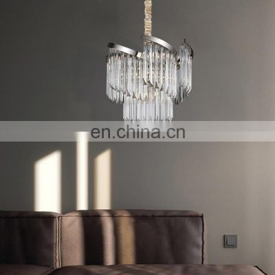 HUAYI Luxury Crystal Chandelier Designer Chandelier Hotel Banquet Hanging Hall Project Crystal Chandelier