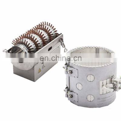 Ceramic band heater for 65 screw barrel extrusion