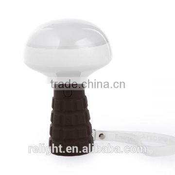 Multifunctional Rechargeable LED Bulb With red alarm mode,built-in magnet base