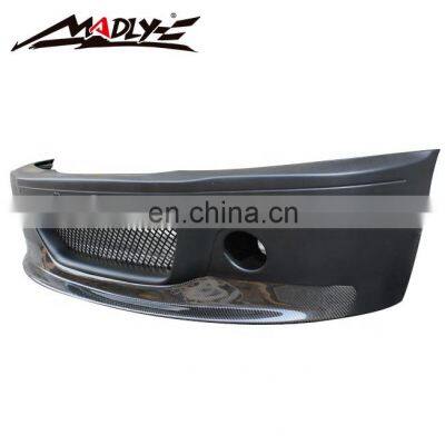 Front Bumper with carbon front lip for 2001-2006 BMW M3 E46 CSL body kits