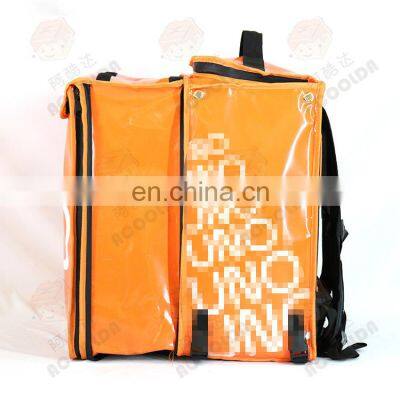 Custom Waterproof Motorcycle Food Delivery Bag Commercial Pizza Thermal Delivery Bag