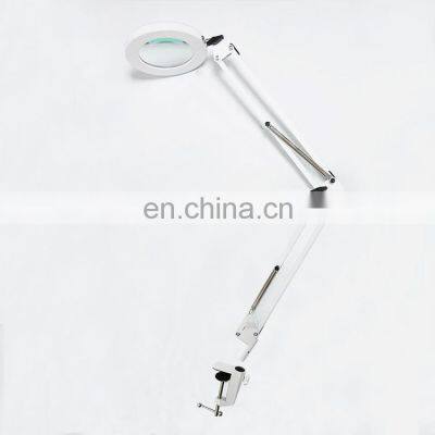 Foldable Professional 5X Magnifying Glass Desk Light Reading Lamp With 3 Dimming Modes USB Power Supply 5D Magnifying Lamp LED photo-4