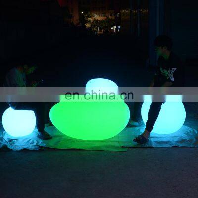 solar ball garden /Rechargeable Waterproof Outdoor Large led paving stone Illuminated Led Christmas lights ball