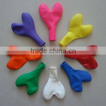 1.5g mixed color heart-shaped rubber balloons