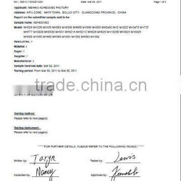 CERTIFICATE FOR GLUEWATER