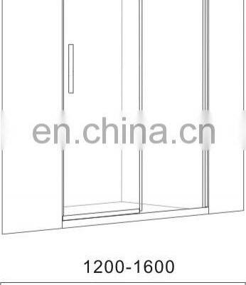 Hot Selling Good Quality Classic Design Cheap Bathroom Tempered Glass Door Shower Enclosure photo-4