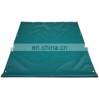 Custom Made Retractable 18oz 610gsm Solid Pvc Tarpaulin Swimming Pool Cover photo-5