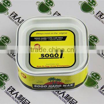Empty Tinplate Car Wax Box Rectangle Shape Shoe Polish Case Near Dongguan Manufacturer photo-2