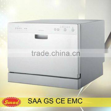 6 Settings Counter Top Dishwasher with SAA/GS/CE/EMC