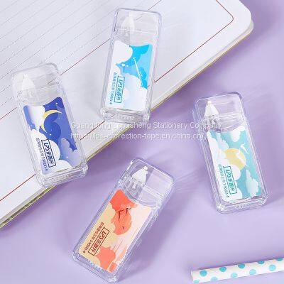 Customization Stationery Factory OEM Order Mini Size 6m Correction Tape 4 Piece in One Blister Card photo-4