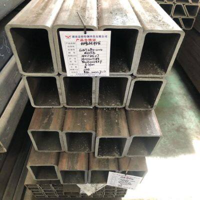 High quality 100*50*10 rectangular steel pipe black square seamless cold drawn tubes