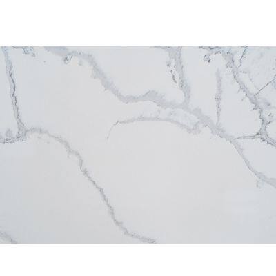 Code：1010，Calacatta Artificial Stone Quartz Slab Kitchen Countertops photo-2