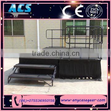 ACS indoor stage , Collasible Portable Stage, portable modular stage for church