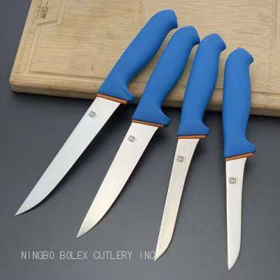 TPR TPE Softgrip Handle Slaughter Houses Meat Processing Butchering Knives Debonig Boning Skinning Butcher Steak Trimming Breaking Knife Lines Tools Smallwares China Bolex photo-5