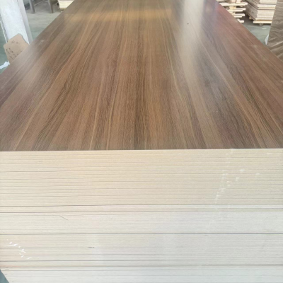 Wholesale Modern Design MDF Board Veneer 18mm Hardboard with E0 Standard for Indoor Furniture-Fiberboard Material