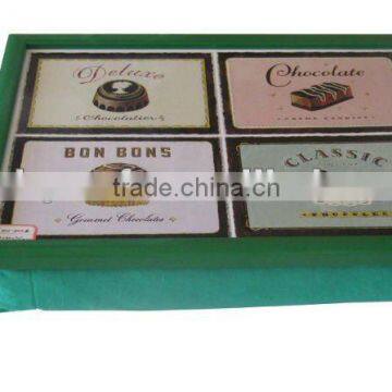 Wooden bed food tray