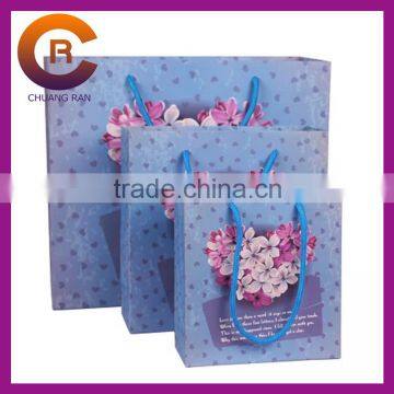 Purples sweet custom made cheap christmas wine gift bags