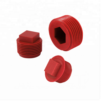 Plastic PVC Pipe Fittings Male Thread Plug With Square Head for NPT Threads SPN Series photo-6