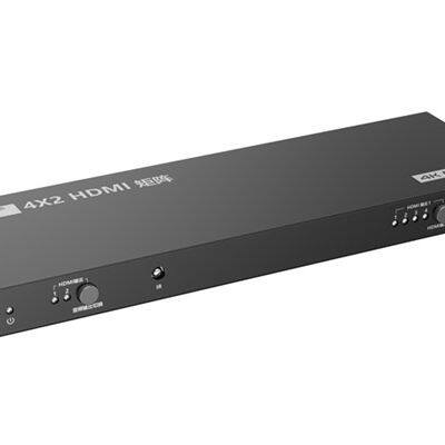 4-in 2-out HDMI Matrix Switch 4x2 Switch 4096x2160@60Hz photo-2