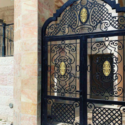 Custom Galvanized Wrought Iron Garden Fence, Main Gate, and Balcony Railing photo-2