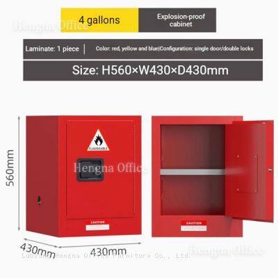 Heavy Duty 90 Gallon Chemical Storage Cabinet With Leak-proof Sump and Adjustable Shelves for Large-scale Factories and Warehouses