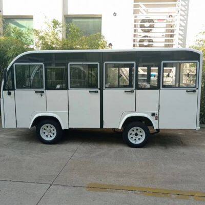 Dear Customer, we Sincerely Recommend to You an 11-seater Electric Sightseeing Bus With White Semi-glass Doors, Which is Suitable for Scenic Area Tours. Choosing us Means Trust, and We'll Safeguard You Around the Clock. photo-4