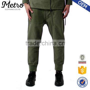 Custom Mens Stylish Military Joggers With Removable Zip Leg Panels