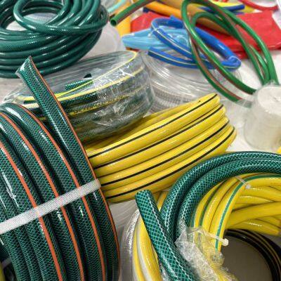 Braided PVC Garden Hose With Brass Fittings 1